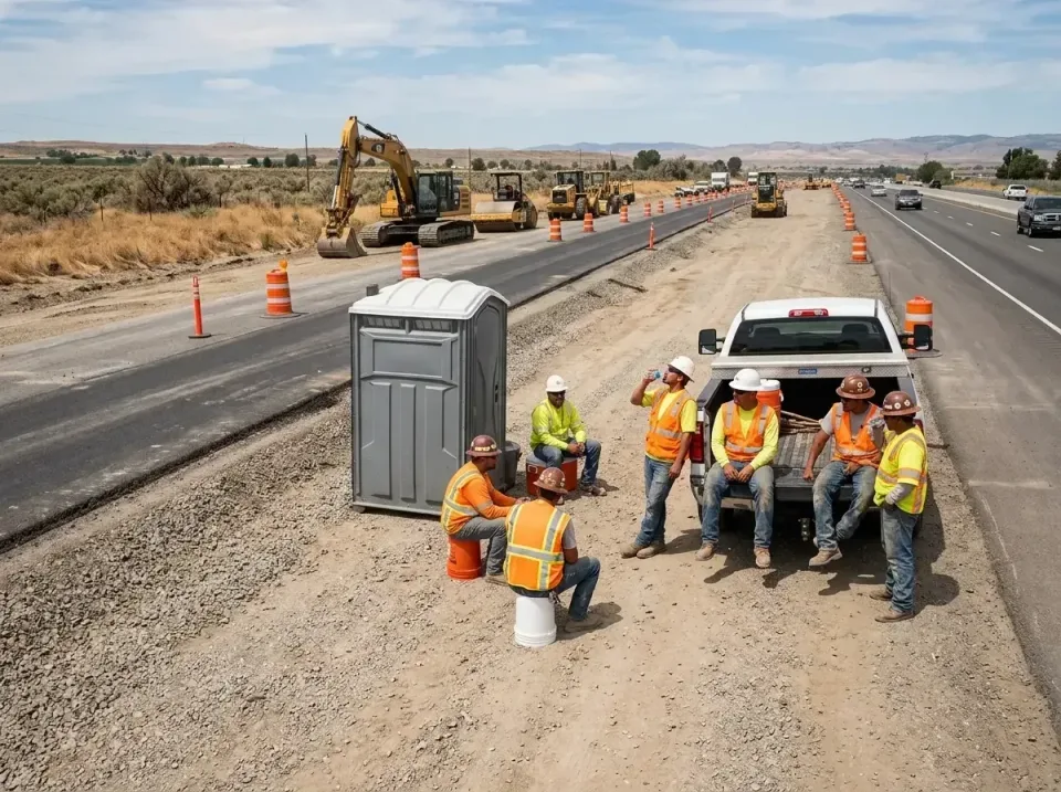 highway-road-construction-crew-007 — frequently asked questions, Porta Potty and Restroom Rentals in Camden, TN